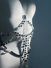 "Elegance Glow" Crystal Body Chain