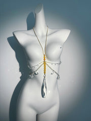 "Sunset" Crystal Body Chain
