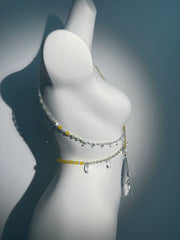 "Sunset" Crystal Body Chain