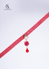 The "Rose Fatale" Leather Choker