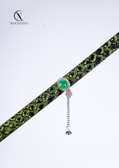 The "Sylvan Nymph" Leather Choker