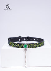 The "Sylvan Nymph" Leather Choker
