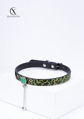 The "Sylvan Nymph" Leather Choker
