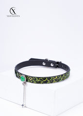 The "Sylvan Nymph" Leather Choker