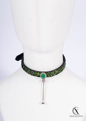 The "Sylvan Nymph" Leather Choker