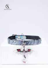 The "Frostfire Drakon" Leather Choker