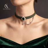 The "Emerald Heiress" Choker