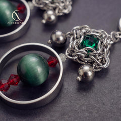 Ru Yi(如意) Chainmail Earrings