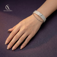 The "Blanc Bloom" Bracelet