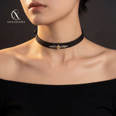 The "Fire Element" Leather Choker