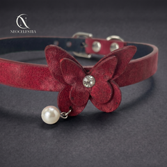 The "Velvet Wing" Choker