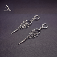 The "Viper's Kiss" Chainmail Earrings