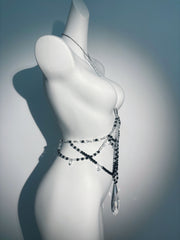 "Elegance Glow" Crystal Body Chain