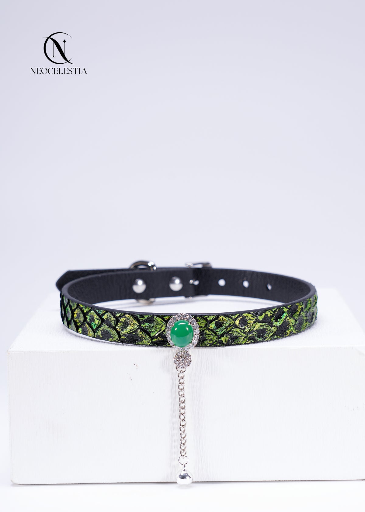 The "Sylvan Nymph" Leather Choker