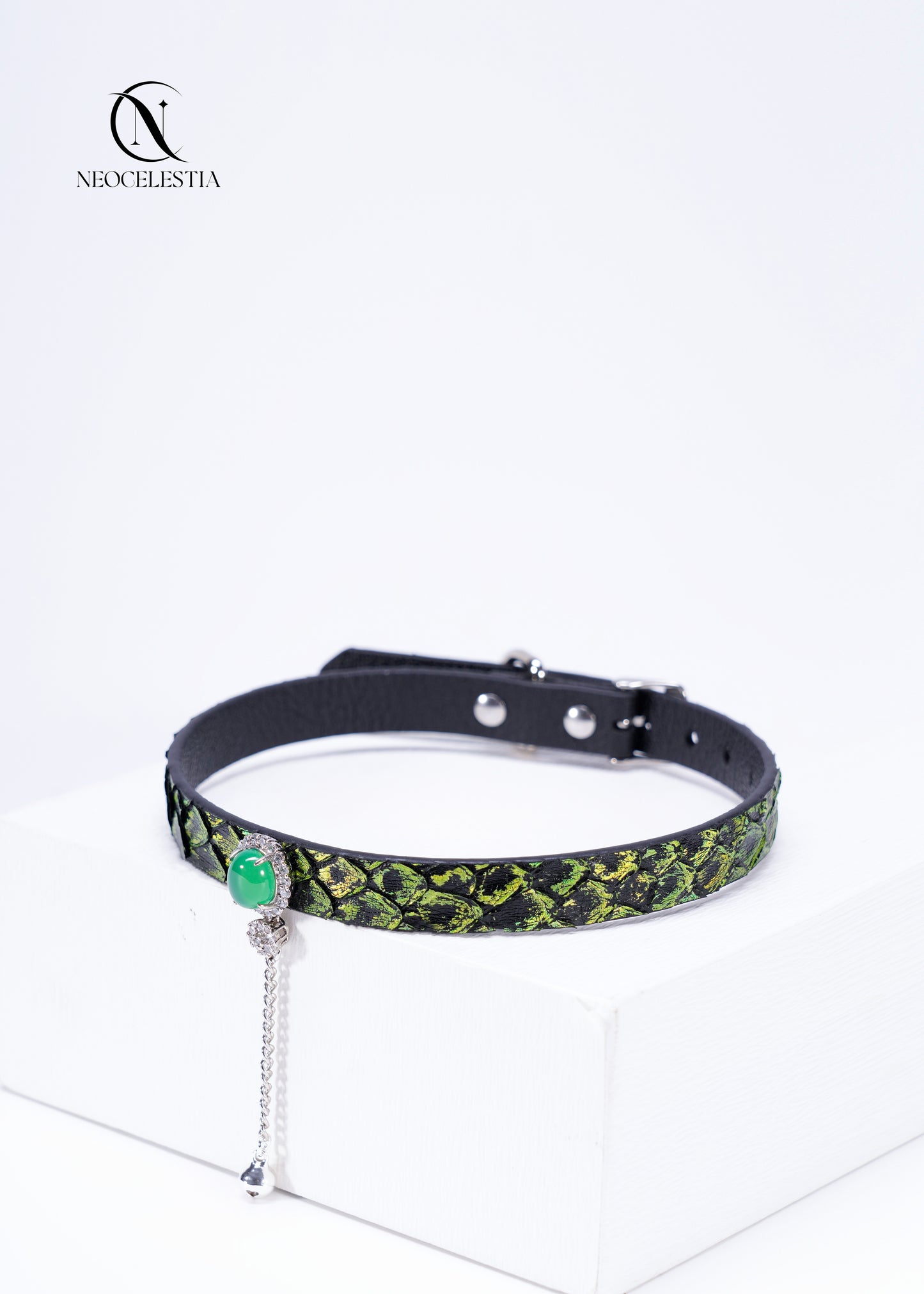 The "Sylvan Nymph" Leather Choker