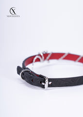 The "Empress Viper's Fang" Leather Choker