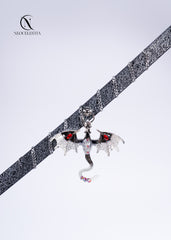 The "Frostfire Drakon" Leather Choker