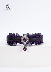 The "Midnight Violet" Choker