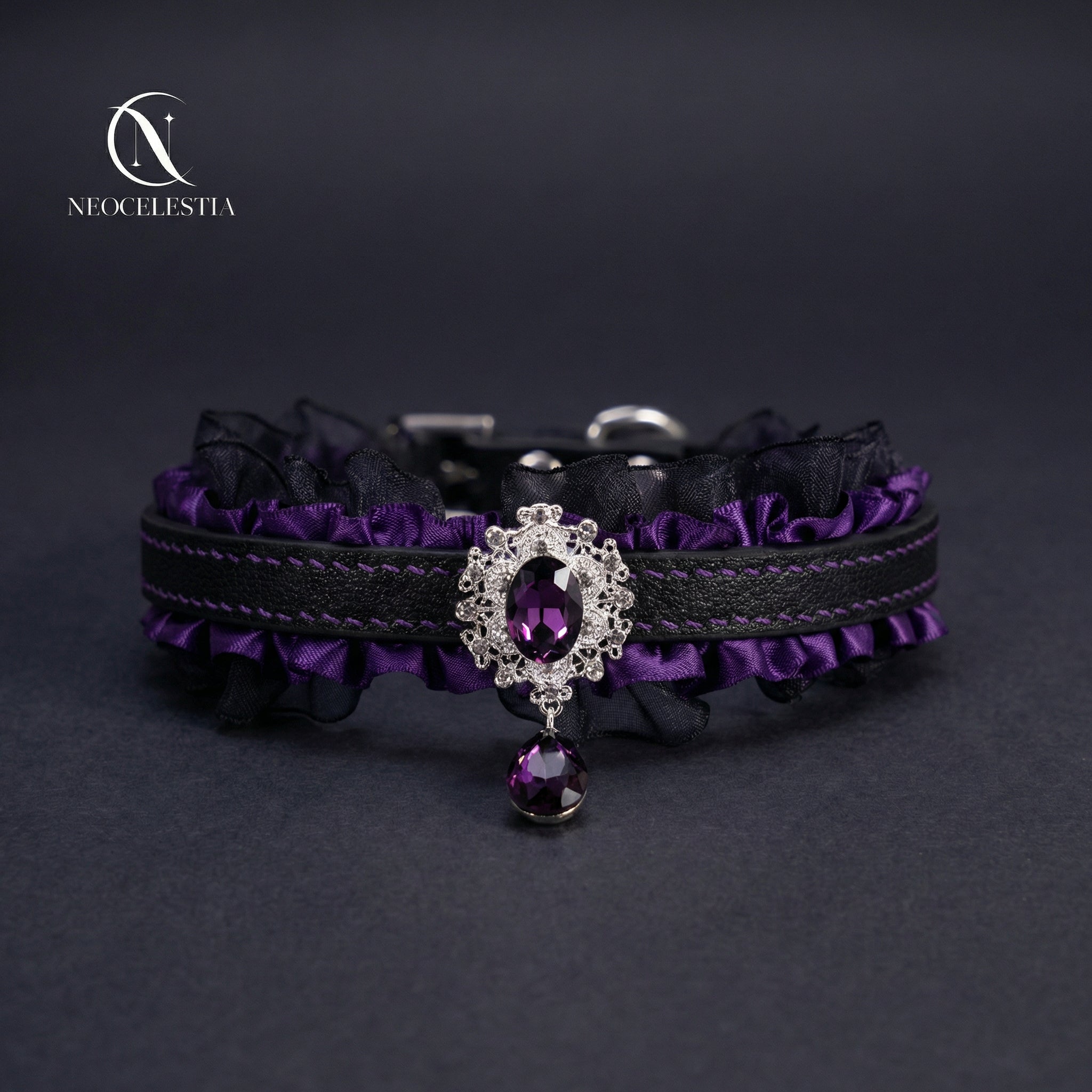 The "Midnight Violet" Choker