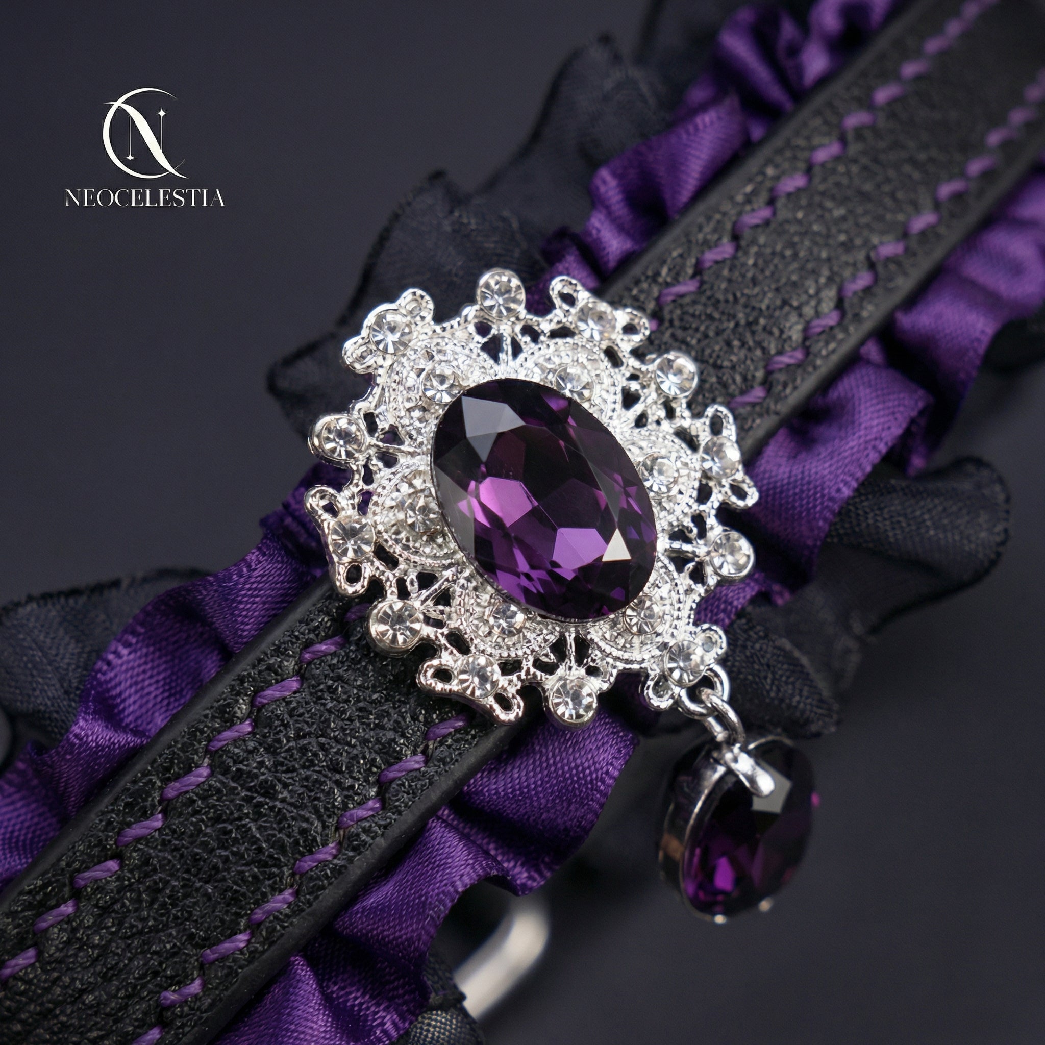 The "Midnight Violet" Choker