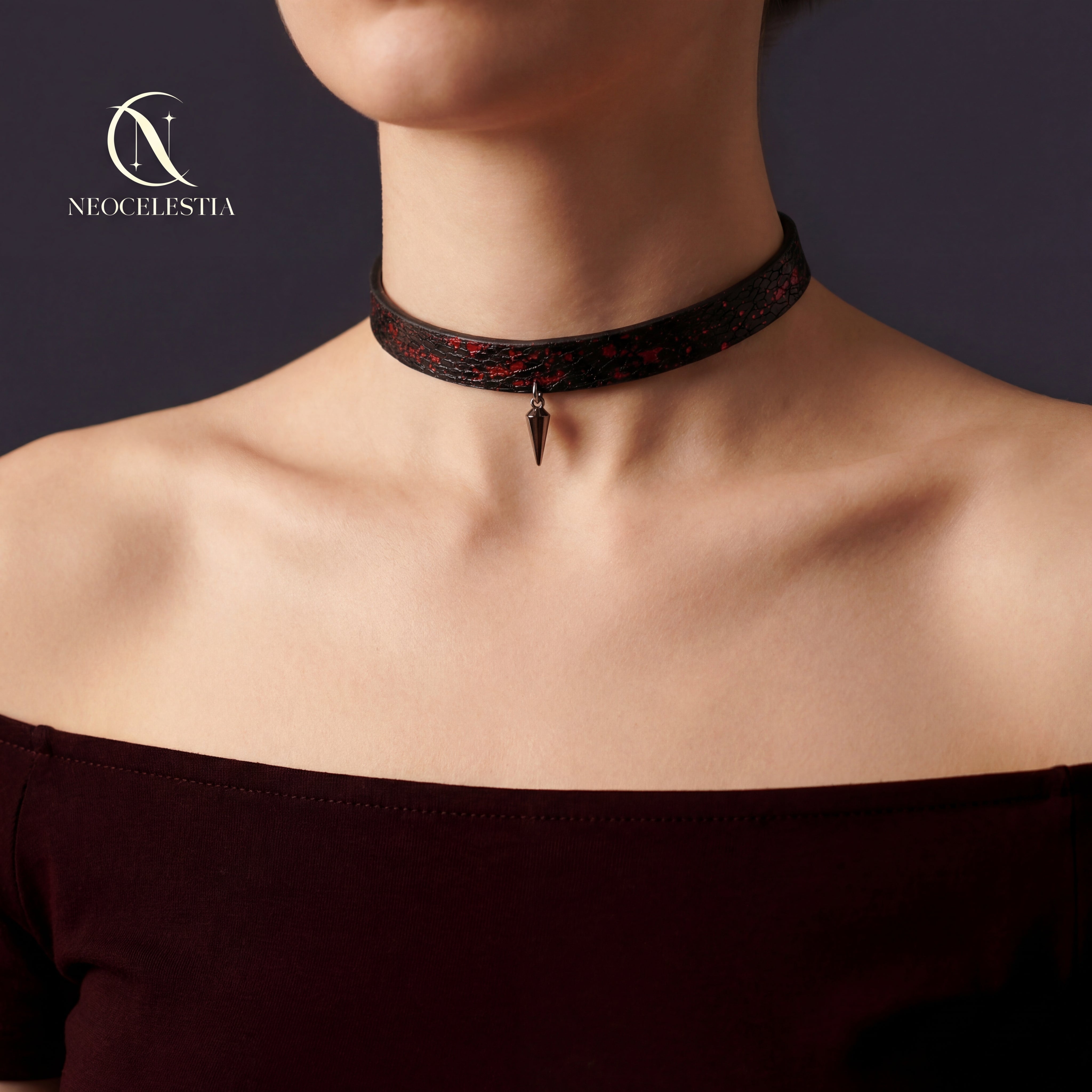 The Fanged Clan - "Scarlet" Choker
