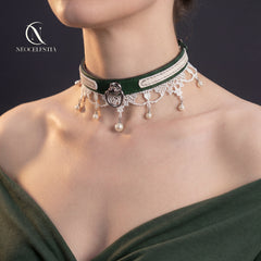 The "Frosted Sylph" Choker