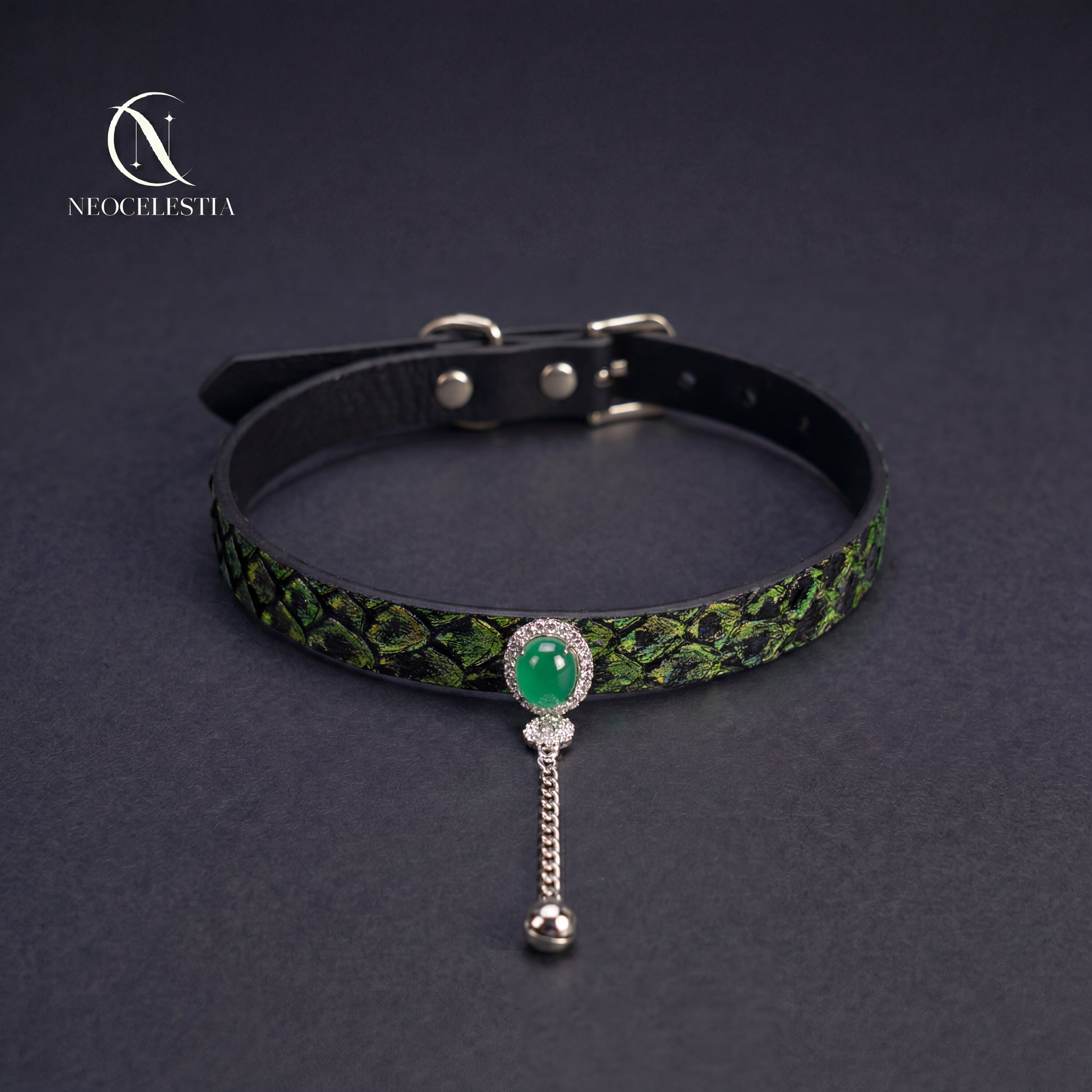 The "Sylvan Nymph" Leather Choker
