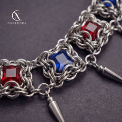 The "Lady Crimsonvein“ Chainmail Necklace