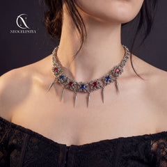 The "Lady Crimsonvein“ Chainmail Necklace