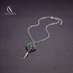 Swan Crystal Chainmail Necklace