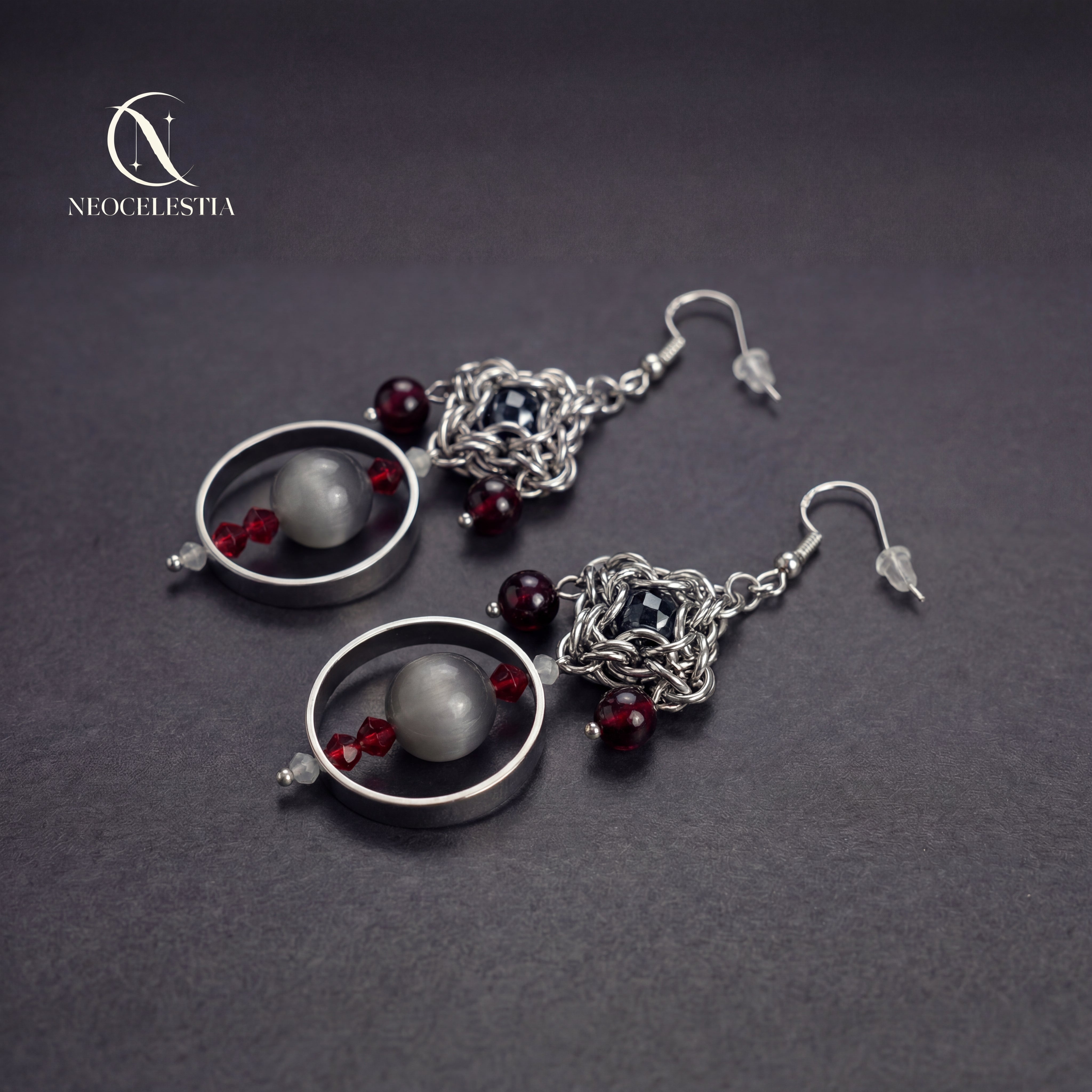 Ru Yi(如意) Chainmail Earrings