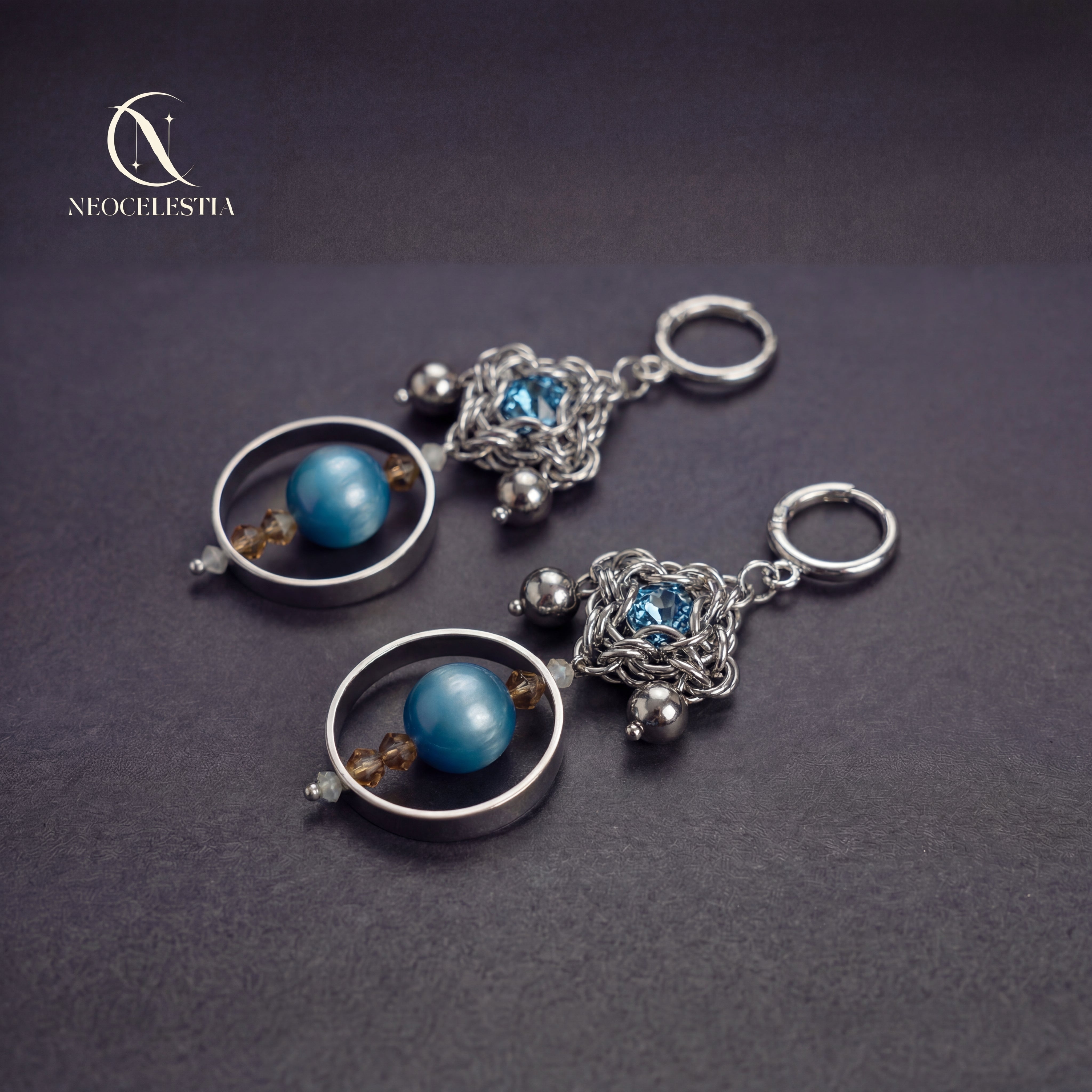 Ru Yi(如意) Chainmail Earrings