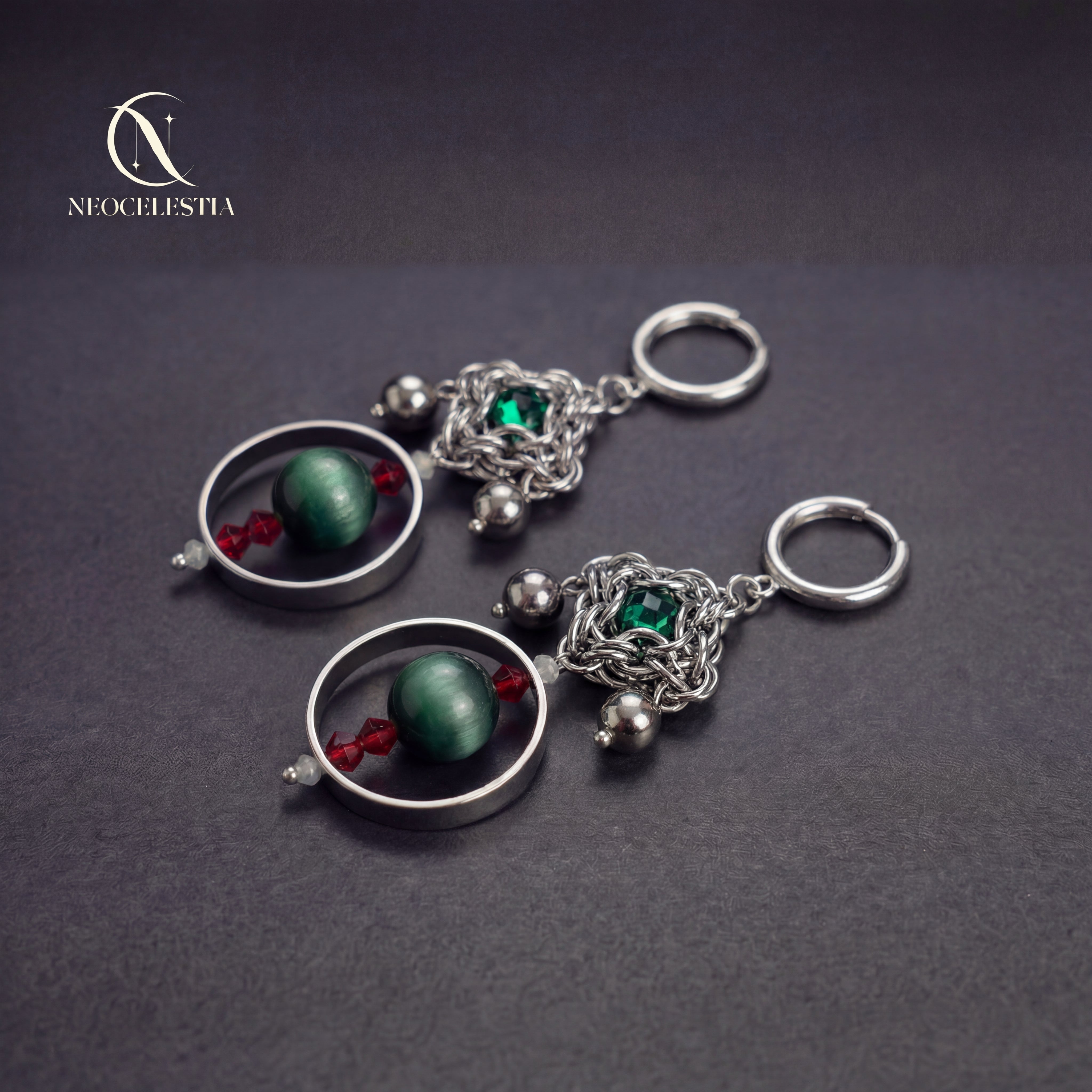 Ru Yi(如意) Chainmail Earrings