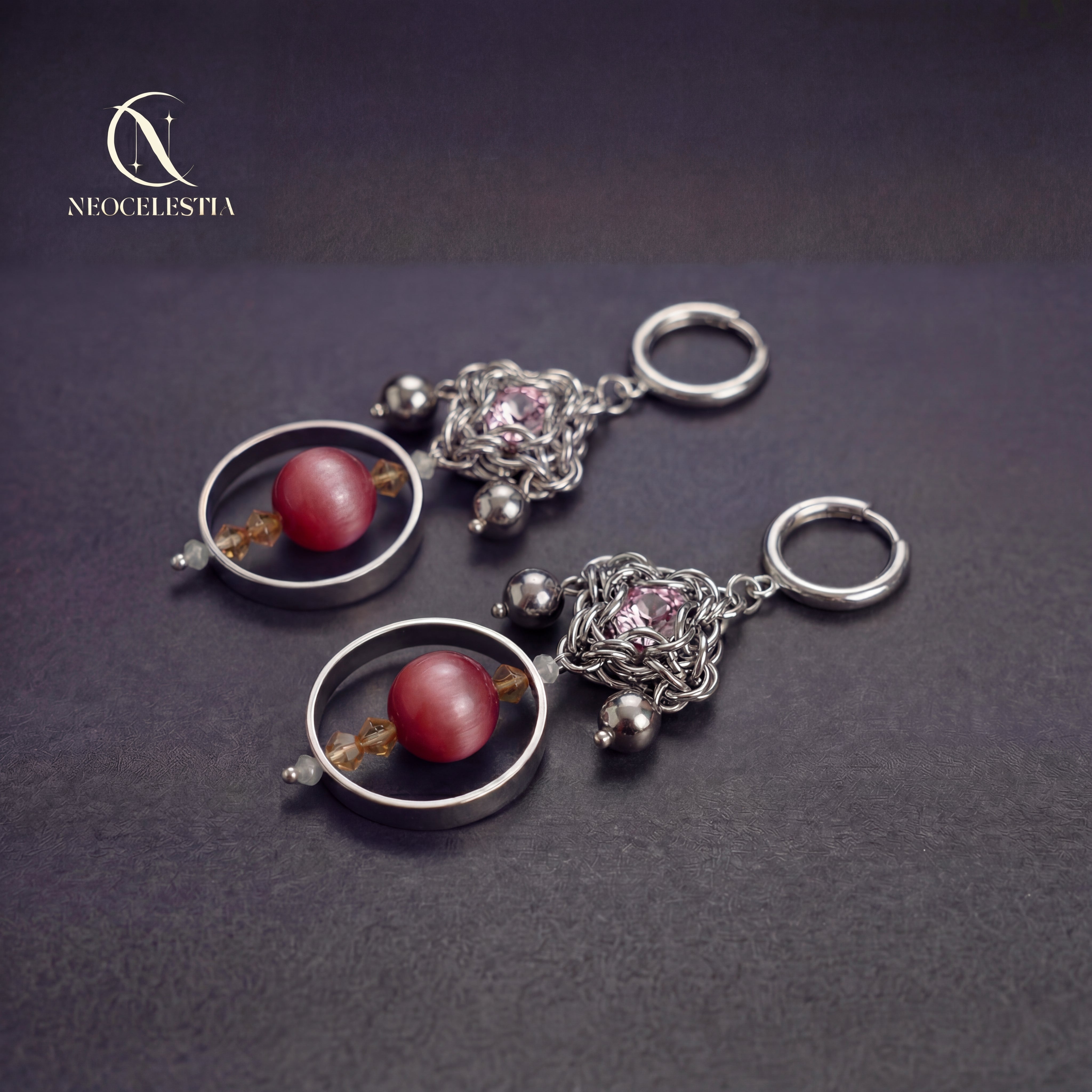 Ru Yi(如意) Chainmail Earrings