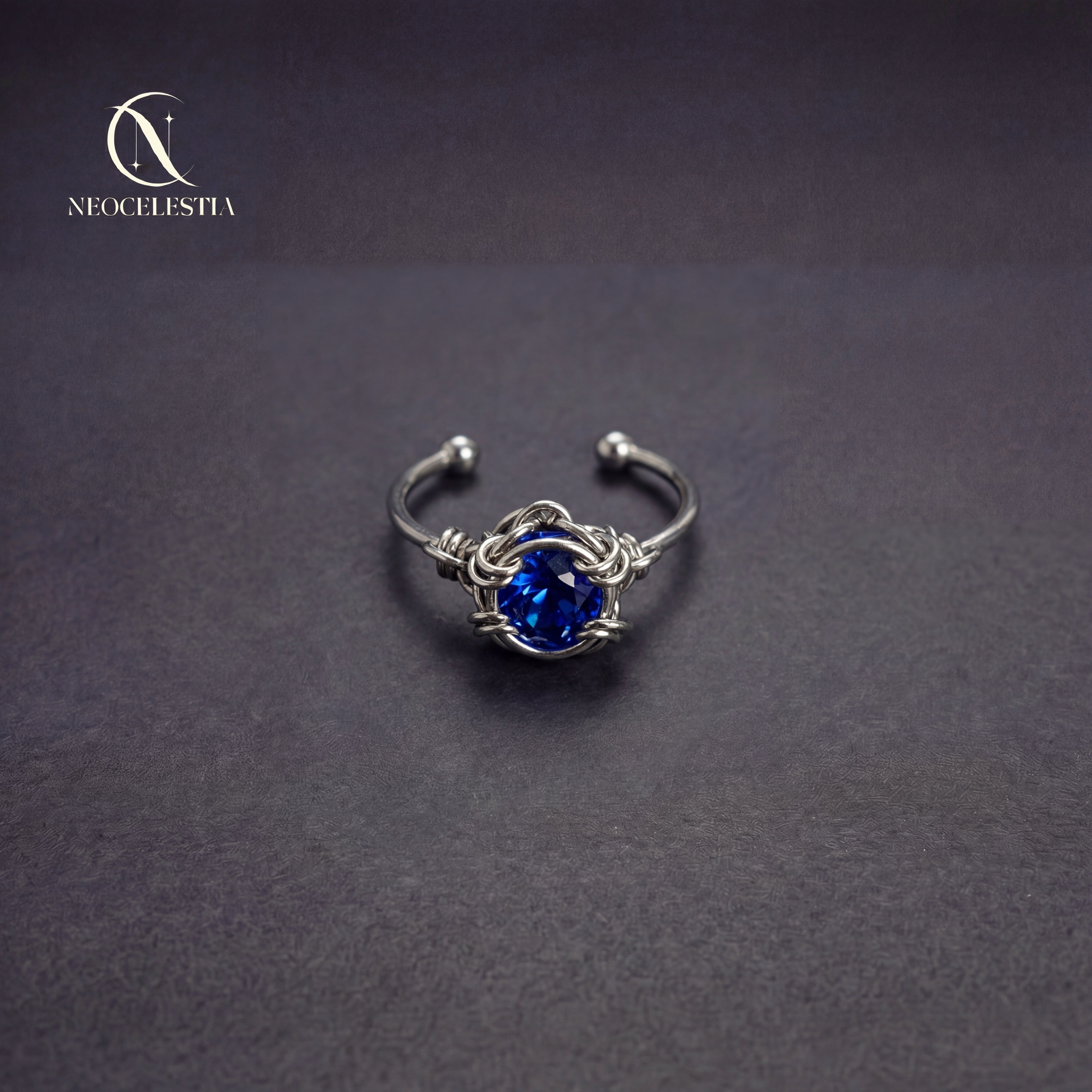 Chainmail Crystal Rings
