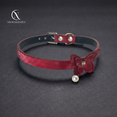 The "Velvet Wing" Choker